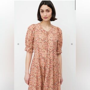 Dôen
Pink & Multicolour Floral Laurel Dress XS
